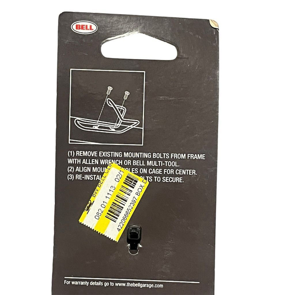 Bell Bicycle Water Bottle Cage Road & Mountain Bikes Clinch 100 Alloy NEW - Picture 5 of 7